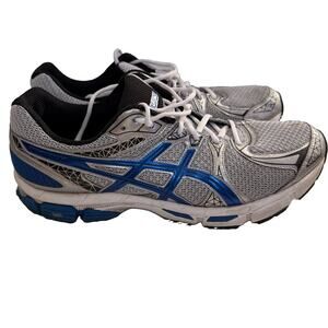 ASICS Gel-Exalt 2 Size 14 4E Silver Blue Running Shoes - Box Not Included.